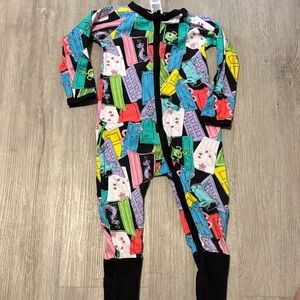 Bonds Disney Monsters Inc. Multicolor Kids Footie Pajama
